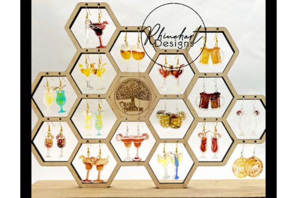 Cocktail Collection Dangle & Stud Graphics for Crafts