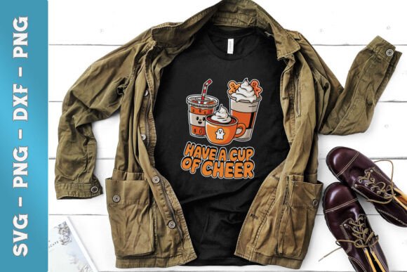 Have a Cup of Cheer Coffee Christmas SVG for Graphics & Crafts