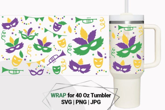 Mardi Gras Wrap: A Designer's Review for 40 Oz Projects