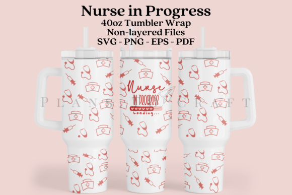 Nurse Schooling 40oz Tumbler Sublimation Graphics